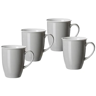 Immagine di Ritzenhoff &amp; Breker Kaffeebecher Set Doppio Rosso, 4 Pezzi, Porcellana