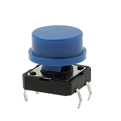 Immagine di a09030200ux0064 Interruttore a pulsante tattile momentaneo, 10 pezzi, pannello 12 x mm, DIP 4 pin con cappuccio