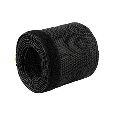 Immagine di PureMounts ZCCS SOCKS 85 Condotto Universale in Poliestere, Autoserrante con Velcro, Diametro 85mm 1,80 m, Nero