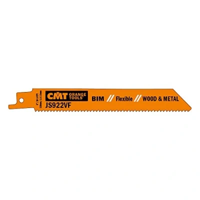 Immagine di CMT JS922VF 5 Lame per Seghe a Gattuccio Legno e Metallo, Arancione