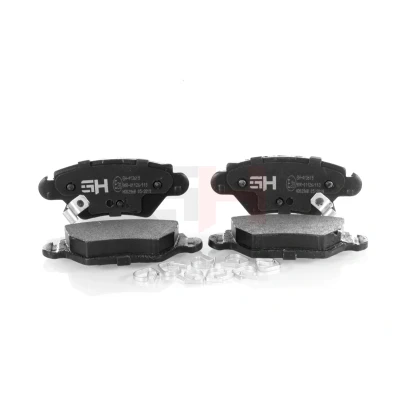 Immagine di GH 413619 Kit pastiglie freno con segnalatore acustico usura bulloni pinza accessori OPEL: Corsa C Hatchback, Zafira A