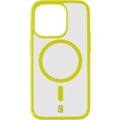 Immagine di Cellularline Pop MagSafe Case Backcover per cellulare Apple iPhone 15 Pro Max Trasparente, Verde Compatibile con