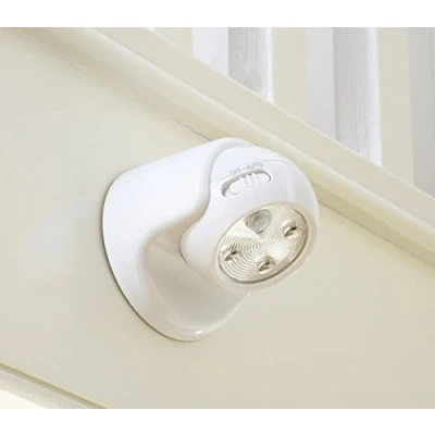 Immagine di Auraglow Luce LED di Sicurezza A Batteria Ad Attivazione Con Movimento Sensore PIR Removibile Cordless