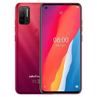 Immagine di Ulefone Android 11 Smartphone Offerta, NOTE 11P 4G Cellulare, Helio P60 Octa core 8GB+128GB, DUAL SIM+Dedicata SD Estensione 2TB, Fotocamera Quattro 48MP, Impronta Digitale,Schermo HD+ 6,55’’,Rosso