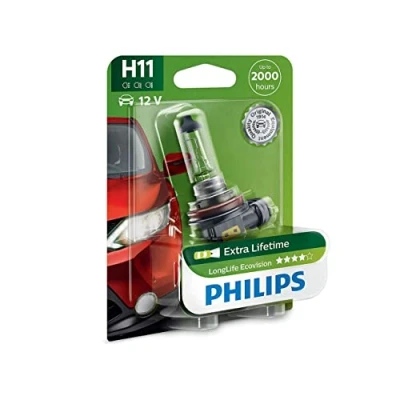Immagine di PHILIPS 12362LLECOB1 Lampadina, faro di profondità H11 12V 55W 3000K Alogeno AUDI: A4 B8 Avant, Q3, Q5, BMW: 3 Touring, Sedan, X1