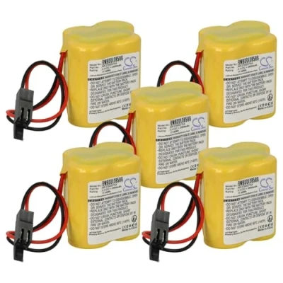 Immagine di vhbw 5x batteria sostituisce BR 2/3AGCT4A, A06B 6114 K504, A98L 0031 0025, CL 25A per raid controller (4400mAh, 6V, Li Ion)