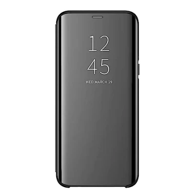 Immagine di Cover per Samsung Galaxy S8 Custodia a portafoglio trasparente con flip case (nero)