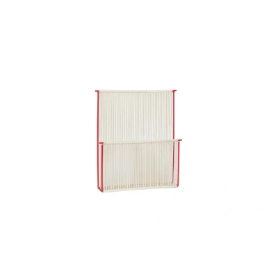 Immagine di Hübsch Portariviste Stringa, parete, crema bianco/rosso