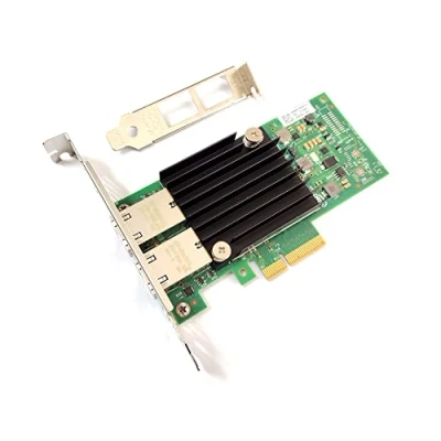 Immagine di Intel x550 t2 interno Ethernet 10000 MBit/s Scheda di rete e adattatore Schede adattatori (installata, cablato, PCI E, Ethernet, MBit/s, Verde, Argento)
