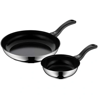Immagine di WMF, Devil, Set di 2 padelle, Manico in Acciaio Inox e cromargan, Ceramica, Adatte a fornelli induzione, per Lavaggio Mano