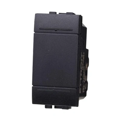 Immagine di A2ZWORLD Interruttore 1P 16A Unipolare, Compatibile Con Bticino Living (Nero)