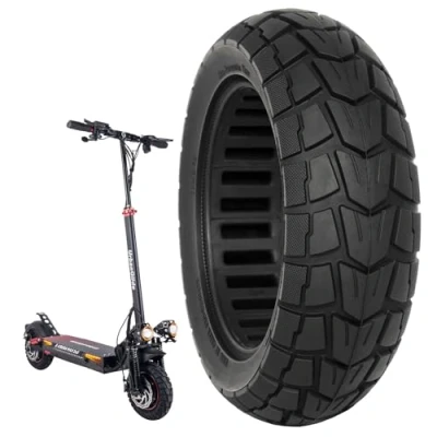 Immagine di M365Lyon Pneumatico Pieno MTB Anti perforazione 10x2.75 (10x2.7 6.5) Pollici per monopattino elettrico UrbanGlide E CROSS PRO All Road 5, CROSSE MAX, (1 x Tire)