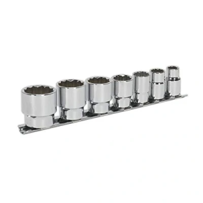 Immagine di Sealey ak2676 Socket Set 7pc 3/8 &quot;SQ DRIVE Whitworth