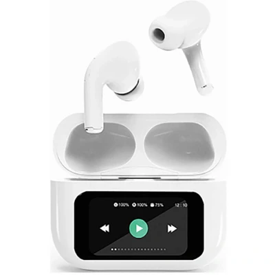 Immagine di Gembird TWS LCD ANC 01 W HiFi Cuffie auricolari Bluetooth Stereo Bianco