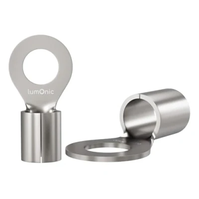 Immagine di Lumonic 25x terminali a crimpare vuoti 1,5 2,5mm² I M3 non isolati capicorda M3, tubo 1,5mm2 2,5mm2 ad anello, connettore