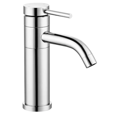 Immagine di Peppermint rubinetti per lavabo da bagno con beccuccio girevole, miscelatore monoblocco monocomando caldo e freddo, cromati