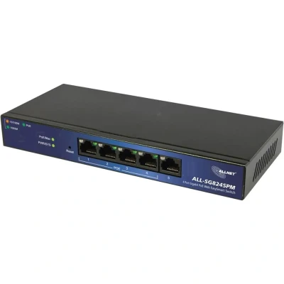 Immagine di Allnet ALL SG8245PM Switch di rete 5 Porte 1000 MBit/s Funzione PoE