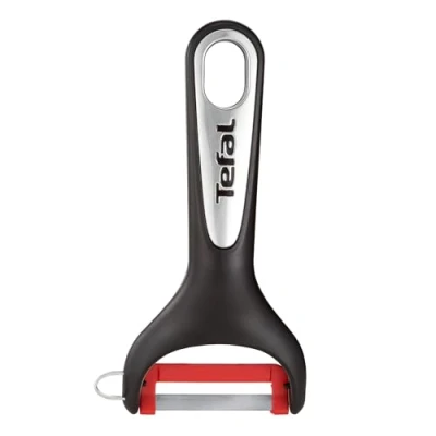 Immagine di TEFAL Pelador plástico termoresistente Libre bpa, resistentes a Las manchas y fáciles de Lavar, Acciaio, Rojo
