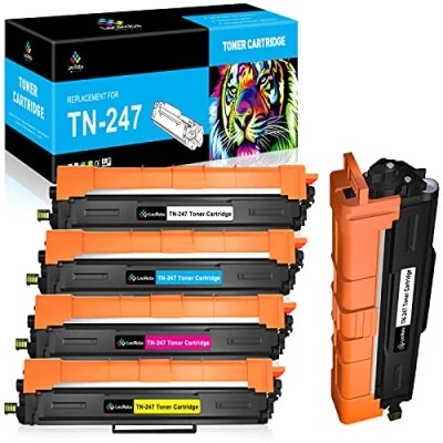 Immagine di LeciRoba TN 247 per Brother TN247 TN243 243 TN247BKCMY TN243BKCMY toner DCP L3550CDW L3510CDW HL L3210CW L3230CDN L3230CDW L3270CDW MFC L3710CW L3730CDN L3750CDW L3770CDW (5 confezione)