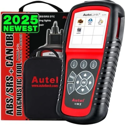 Immagine di Autel Intelligent Technology Autolink AL619EU Strumento Diagnostica Auto, Set di 24