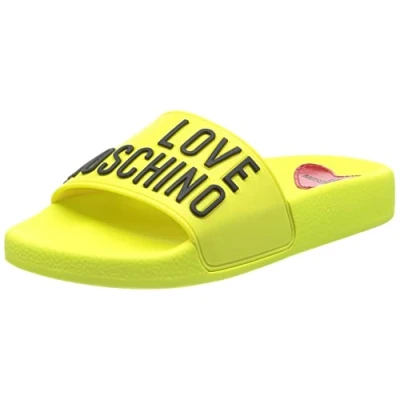 Immagine di Love Moschino JA28052G1GI13, Mule, Donna, Giallo Fluo, 41 EU