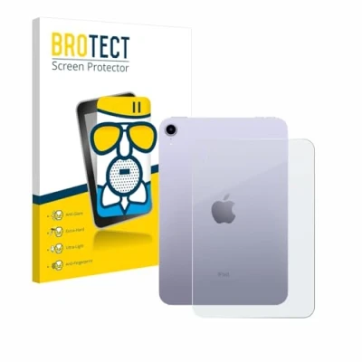 Immagine di brotect Pellicola Vetro Opaca per Apple iPad Mini 7 WiFi Cellular 2024 (Posteriore) Protezione Schermo [Anti Riflesso, Durezza 9H]