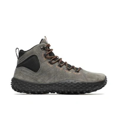 Immagine di Merrell Wrapt MID WP Scarpe da trail running, Uomo, Taglia: 43, Granite Pelle e tessuto