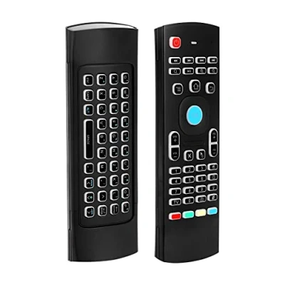 Immagine di yasoe Air Mouse per Android TV Box, Mini Tastiera Wireless Remote Control con RGB Retroilluminato MX3 PRO IR Learning