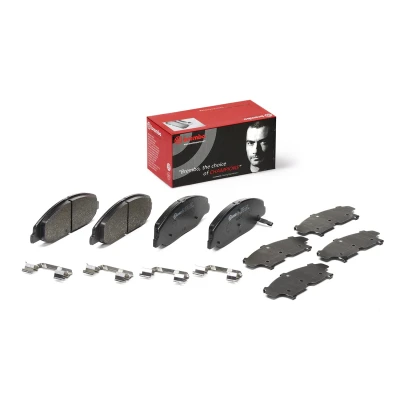 Immagine di BREMBO P 09 016 Kit pastiglie freno con segnalatore acustico usura lamierino anticigolío accessori