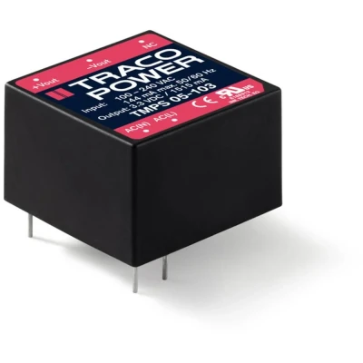 Immagine di TracoPower TMPS 05 105 Alimentatore da circuito stampato AC / DC 1 A 5 W V/DC pz.
