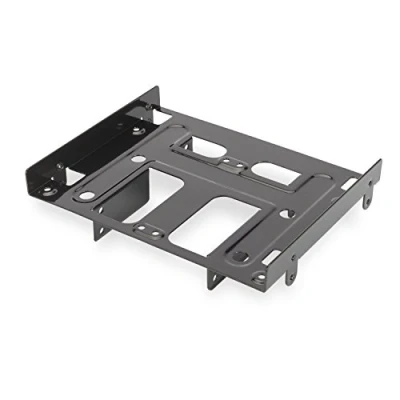 Immagine di Ewent EW7002 Staffa Adattatore per 4 HDD/SSD 2.5&quot; o 1 HDD 3.5&quot; + 2 su alloggiamento slot PC 5.25&quot;, viti incluse, nero