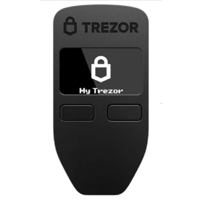 Immagine di Trezor Model One Portafoglio Hardware per Criptovaluta The Most Trusted Cold Storage for Bitcoin, Ethereum, ERC20 e Molti Altri (Nera)
