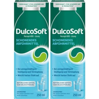 Immagine di Set Dulcosoft, soluzione per ammorbidire le feci, 2 x 250 ml