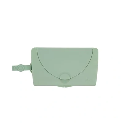 Immagine di Ubbi Dispenser di salviette per bambini, contenitore portatile salviettine da viaggio, accessorio indispensabile neonati, porta riutilizzabili, verde salvia