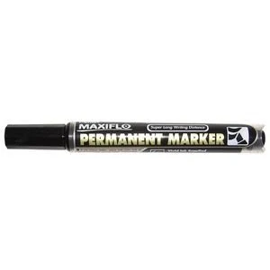 Immagine di PENTEL Set di 5 pennarelli permanenti MAXIFLO NLF60, punta smussata, 1 3,5 mm, colore: Nero