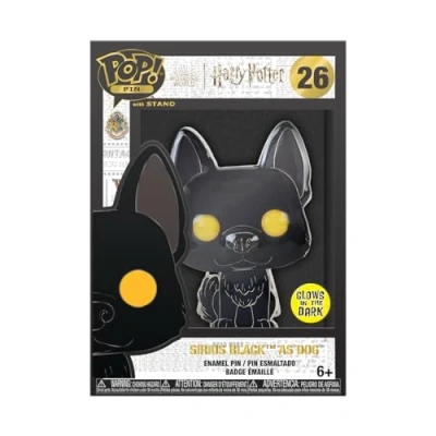Immagine di Funko Large Pop! Enamel Pin Harry Potter POA 20th Sirius Black As DogSpille Smaltate Spilla da Collezione Carina per gli Zaini &amp; Borse Idea Regalo Merchandising Ufficiale