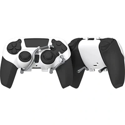 Immagine di EXknight Leverback FPS Meccanico Paddle, Pulsanti Posteriori Gaming Paddle per Controller PS5 (Bianco)
