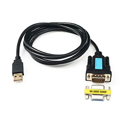 Immagine di CableDeconn adattatore USB a RS232 con chipset Prolific PL2303, lunghezza 1,8 m, 2 2.0 Maschio DB9 Serial femmina