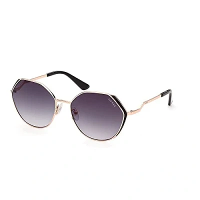 Immagine di Lunettes De Soleil Guess Gu7842 Col. 28b Femme Géométrique Or