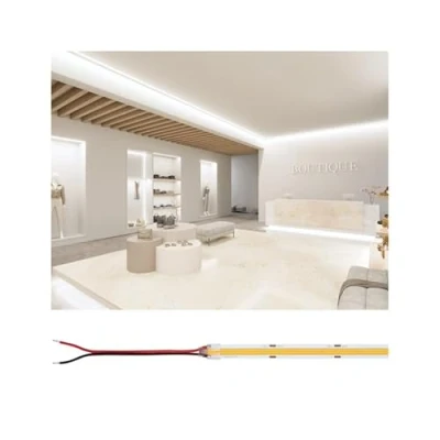 Immagine di Paulmann Strip Silver COB 76029 Striscia LED ERP: G (A G) 24 V 5000 mm Bianco caldo