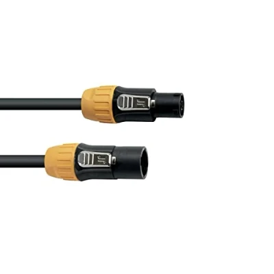 Immagine di XLR Cavo di collegamento Eurolite IP T Con [1x Spina 1x Presa XLR] 3 m Nero/Arancio