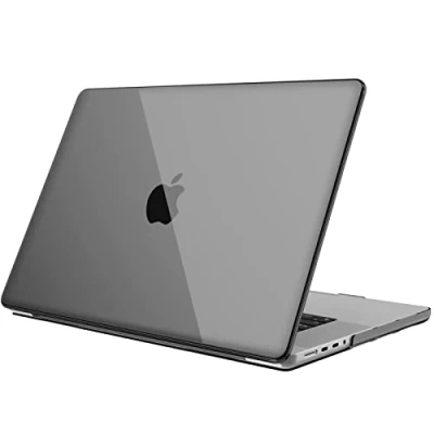 Immagine di FINTIE Custodia Compatibile con MacBook Pro 16&quot; (2024 2021) M4 M3 M2 M1 Pro/Max Cover Rigida Protettivo Guscio Case, Crystal Grigio