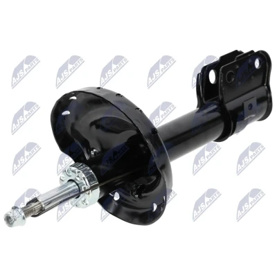 Immagine di NTY A SB 015 Ammortizzatore Assale anteriore Sx pressione del gas doppio tubo tipo McPherson Spina superiore, Collare inferiore
