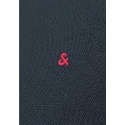 Immagine di JACK &amp; JONES Jjepaulos Polo Ss Noos Maglietta, Navy Blazer/Detail: Tonal/True Red/Slim, XS Uomo
