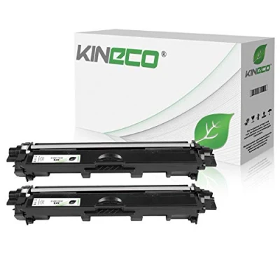 Immagine di Kineco 2 toner compatibili per Brother TN 242 246 MFC 9142CDN, HL3142CW, DCP 9017CDWG1,DCP 9022CDW, HL 3152CDW, 9342CDW, 3172CDW, 9332CDW Nero 2.500 pagine ciascuno.