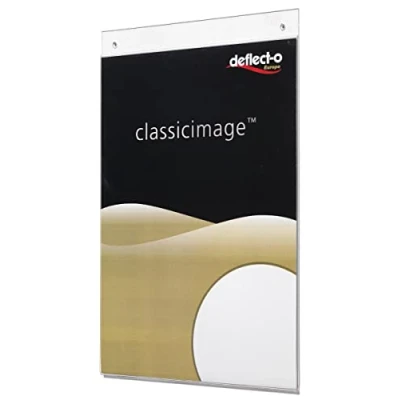 Immagine di Portastampati da parete Deflecto A4 verticale 21,2x32,3 cm 47001