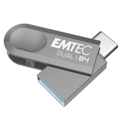 Immagine di Emtec USB3.2 Type C Dual D280 64GB