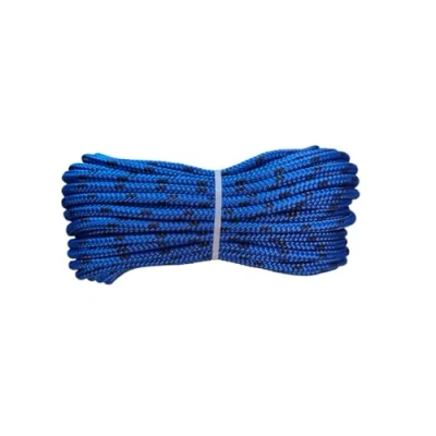 Immagine di Corda Polipropilene Alta Tenacita&#039;, 8 mm x 20 m, Blu/Blu Navy, Multiuso, mare, fai da te, stabilizzato ai raggi U.V. resistente a intemperie e agenti atmosferici.