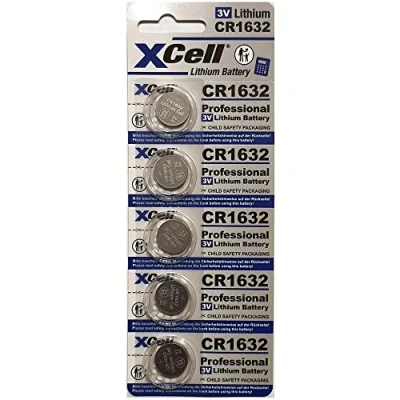 Immagine di XCell Batteria a bottone CR 1632 3 V 5 pz. 130 mAh Litio CR1632 B5