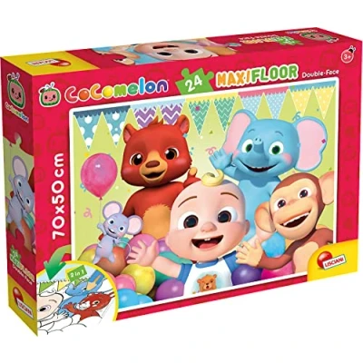 Immagine di Lisciani Giochi Cocomelon DF Maxifloor 24 Veggies Help Us Grow, Multicolore, 91003